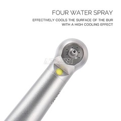 AZDENT Dental LED E-generator High Speed Handpiece With 4 Hole Quick Coupler