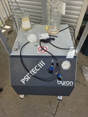 Byron Medical PT-ASP-lll-110 Aspirator System w/ Canisters IV Pole & Rails