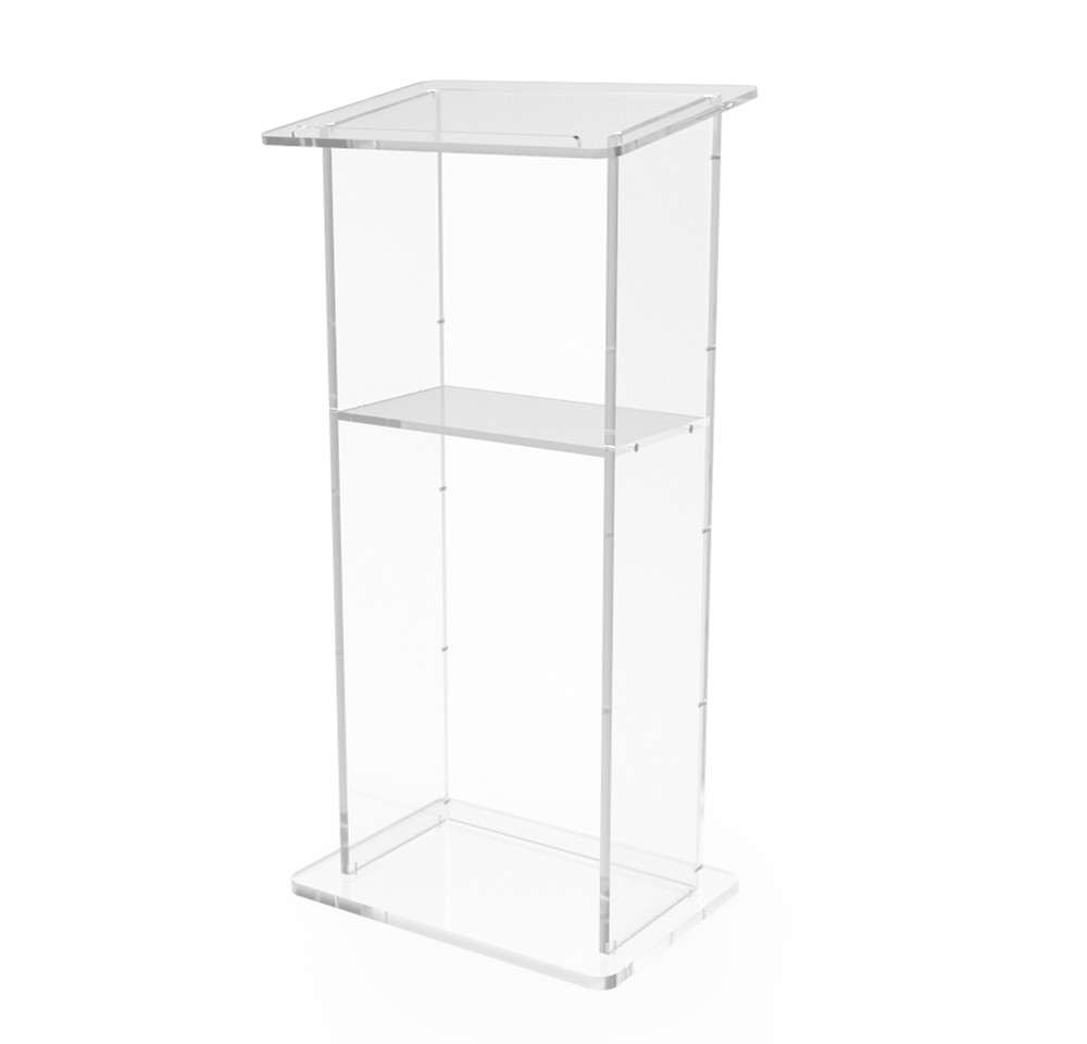 Plexiglass Clear Christian Lucite Church Pulpit Conference Lectern School Podium