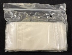 900 Reclosable Bags 2” x 3” Clear 2 Mil Plastic Zip-Top Baggies A3c