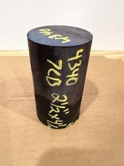 Alloy Steel Round Bar 4340-Hot Rolled Heat Treated 2 1/2” x ~4 1/4” – One Piece