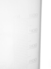 Eisco Labs 500ml Polypropylene Plastic Beakers, Raised Graduations – 12 Pack