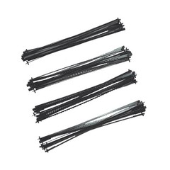FOXBC 5-Inch Scroll Saw Blade Pin End Replacement for Wen 3921 3923, Black