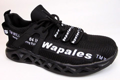 Wapales Steel Toe Safety Work Knit Comfort Sneakers Men’s Size 14.0 M, Black