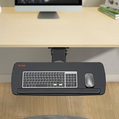 VEVOR Keyboard Tray Under Desk Ergonomic Pull out Keyboard/Mouse Tray 25×9.8 in