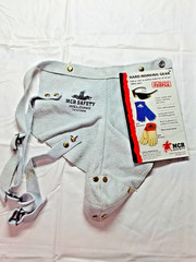 QTY2 MCR Safety Leather Shoe Covers Flame-Resistant Spat 38505MW