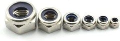 150pc 304 Stainless Steel Nylon Insert Hex Lock Nut Assortment Kit Self Locking