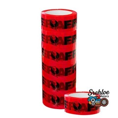 36 Rolls 1.8″ x 100 Yards Red Fragile Tape Black Lettering Box Packing