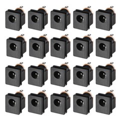 20PCS Power Jack Socket 3 Pin DC-015 0.5A DC30V Female Panel Mount Connector US
