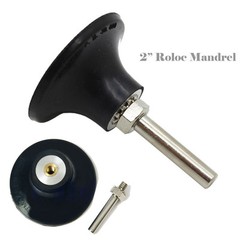 2″ and 3″ Roll Lock Roloc Type Sanding Polishing Disc Mandrel Arbor Type R 1/4″