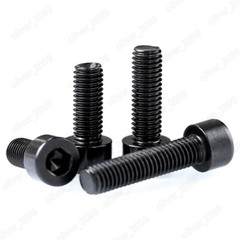 Black 304 Stainless Steel Allen Hex Socket Bolts Cap Head Screw M1.6 M2 M2.5 M3
