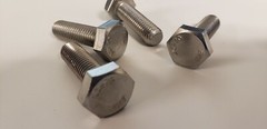 M6-1.0 X 25 Coarse Hex Cap Screw A2 (304) Stainless Steel