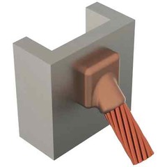 Erico Cadweld VSC1L Graphite Mold for Welding Cable to Steel VS #4 Concentric