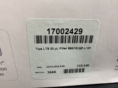 METTLER TOLEDO RAININ 20μL LTS Filter Pipette Tips 17002429 (960/Cs)