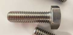 M6-1.0 X 25 Coarse Hex Cap Screw A2 (304) Stainless Steel