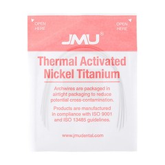10Pks JMU Ortho NiTi Archwire Thermal Activated Ovoid Form Round/Rectangular