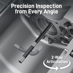 TwoWay Articulating Automotive Borescope Camera