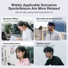 Language Translator Earbuds Wireless AI Headphones 144 Languages for Android iOS