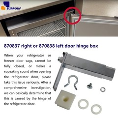 2Pack TOP Door Hinge Cartridge Fits for True Both (870837 Right & 870838 Left Si