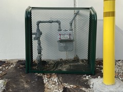 Wall-Mounted Backflow Security Cage – Backflow Enclosure (Green) – Sandbaggy