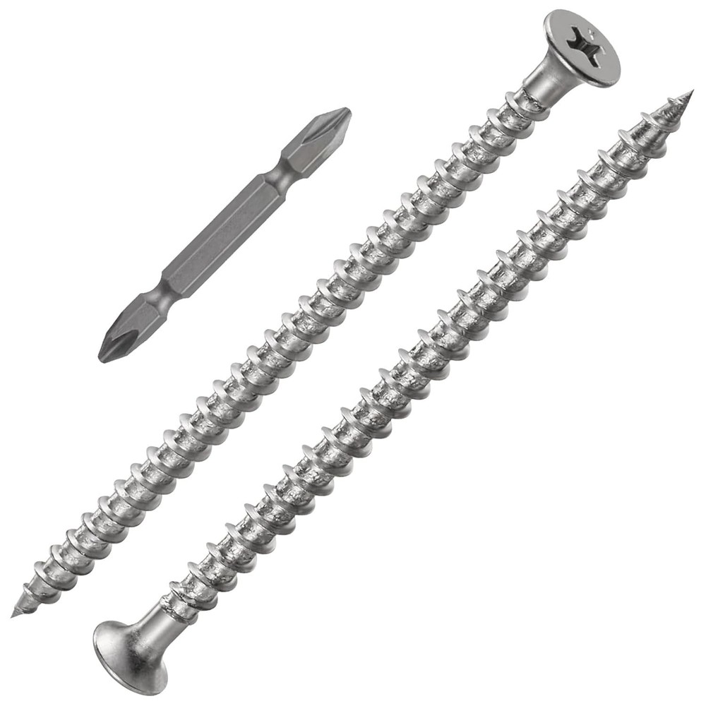 1 pounds#8X3″410 Stainless Steel Fastener Drywall Screws-Phillips with coarse…