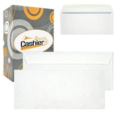 #9 Business Envelopes, 3 7/8 x 8 7/8, Tinted, Sturdy 24lb, White, Gum, 500/Box