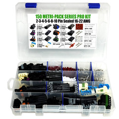504PCS Metri-Pack 150 Series 2,3,4,5,6,8,10 PIN Connector w/16-22 AWG