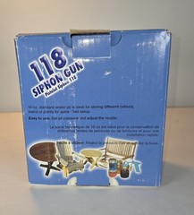Critter new 118 siphon gun pistolet 16 oz jar spray multiple products easy clean