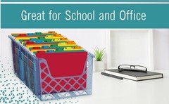 Alphabetical File Organizer, 25 Alphabet Dividers with Tabs for File Cabinet and