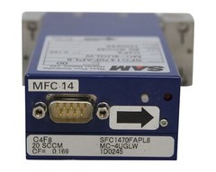 SAM FANTAS SFC1470FAPL8 MASS FLOW CONTROLLER GAS C4F8 FLOW 20SCCM