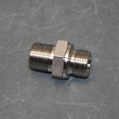 (5) USA Sealing Adapters ZUSA-PF-8773, 1/2″ NPT x BSPP, 316 Stainless Steel,