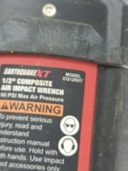 EARTHQUAKE XT 1/2″ Composite Air Impact Wrench EQ12RXT! (WMP014506) a7