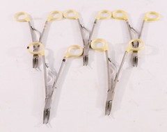 (Lot of 5) Weck Hemoclip Traditional Ligating Clip Applier 8″ Curved 523150