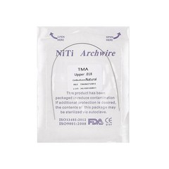 10 Packs Dental Orthodontic TMA Arch Wire Round Ovoid Round Upper/Lower 012-020