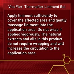 Vita Flex Thermaflex Liniment Gel for Sore Muscles and Joint Relief in Horses…