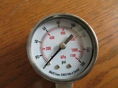 Stainless 2″ Air/Water etc. Pressure GAUGE 1/4″npt 0-160psi SS #4FMK8 (U-75)