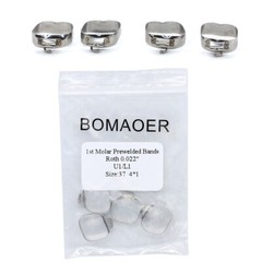 5Packs Dental Orthodontic Roth 0.022″ 37# U1L1 Buccal Tube Bands for first molar