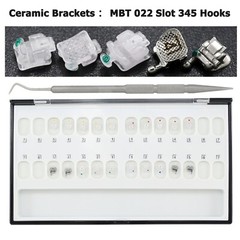 Dental Ormco Damon Brackets Orthodontic Self Ligating Ceramic Metal Roth MBT 022