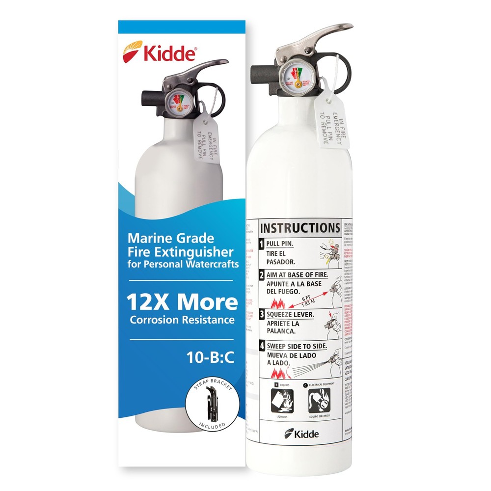 Kidde Mariner 5BC Marine Fire Extinguisher for Boats and Watercraft 12 Year W…