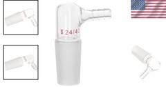 24/40 Bent Inlet Adapter for Reliable Lab Use – Corrosion Resistant