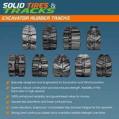 400×72.5×74 Track for Kubota 501, 502/Volvo 55,58/Bobcat E45, 341, 337, & more