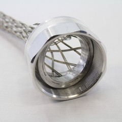 Cooper DC6001562-90 Strain Relief Wire Mesh Cord Grip 2″ NPT 90 Degree Male