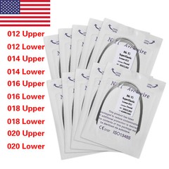 10pcs/pk Dental Orthodontic Niti Arch Wire Round Ovoid Form all size option