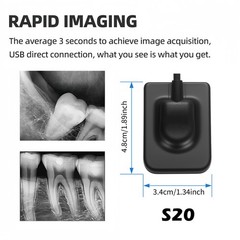 Dental X-Ray Holder Digital Xray Sensor Imaging System 2.0 Size Sensor Holder