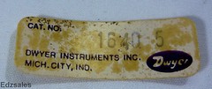 Dwyer Instruments Differential Pressure Null Switch 1640-5