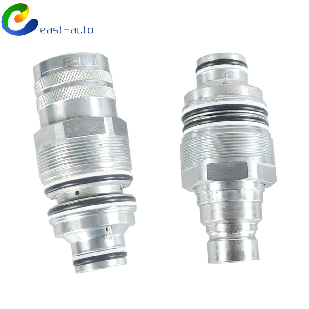 Male & Female Flat Face Coupler Kit For Bobcat S250 S300 S330 S850 A220 A300