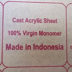2 Sheets Acrylic Plexiglass Plastic Clear – Approximately 8”x 20”x1/8” Cast MMA