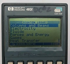 HP 48GX Graphing Calculator NO BATTERY/CARD COVER Tested & Works SEE PHOTOS