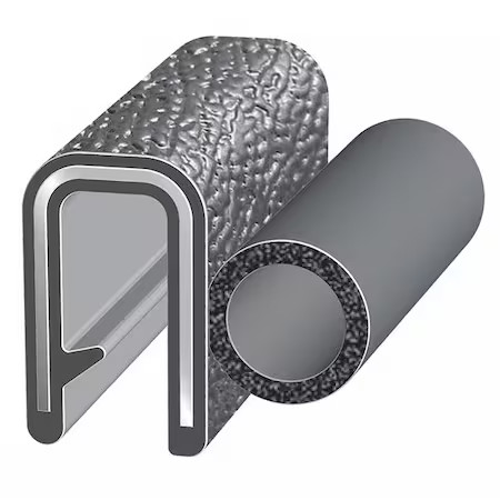 Trim-Lok 7100B3x1/8A-100 Trim Seal, Epdm, 100 Ft Length, 1 1/16 In Overall