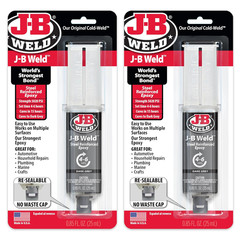 Original Steel Reinforced Epoxy Syringe, High Strength, 2 Pack, Dark Grey, 50165